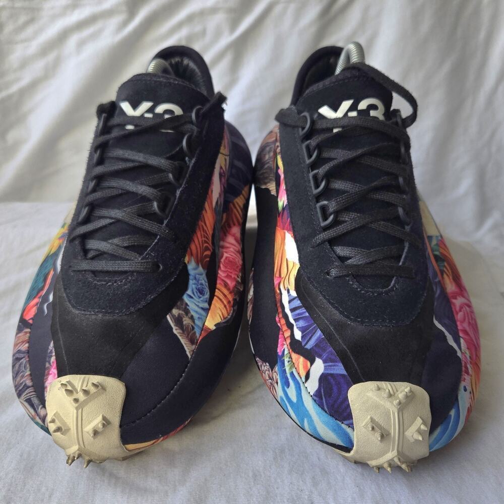 adidas Y-3 Makura "Floral" GX1086 Yohi Yamamoto Spiked Mens' Size 8 - Picture 2 of 10